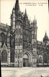 VINTAGE POSTCARD Evreux the Cathedral the Northern Gate