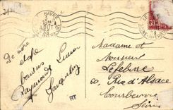 VINTAGE POSTCARD Le Havre View Of the Gambetta Place And the Basin the Commercial Boats