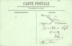 VINTAGE POSTCARD Paris the Bridge Of the Harmony And the House of Commons Boat