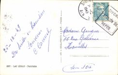 MODERN CARD Lake Leman Panorama