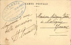 CPA Gavarnie Restaurant Chalet Du Pimene Et Le Cirque