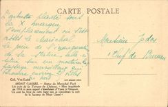 CPA Mont Cassel Statue Du Marechal Foch Militaria