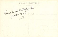 VINTAGE POSTCARD Villefranche On Sea Roads And Holy Jean Cape Ferrat Boats