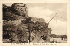 CPA La Bernerie La Pointe De Roche Grise A Basse Mer
