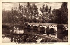CPA Brantome Pont Sur La Dronne