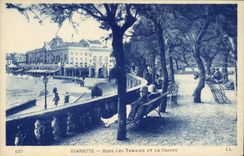 CPA Biarritz Sous Les Tamaris Et Le Casino