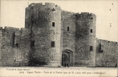 CPA Aigues Mortes Porte De La Marine 