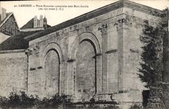 CPA Langres Porte Romaine Constraite Sous Marc Aurele