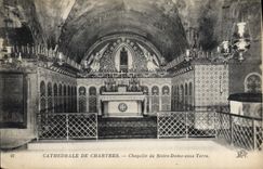 CPA Cathedrale De Chartres Chapelle De Notre Dame Sous Terre