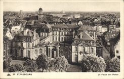 POSTAL Estrasburgo de la VENDIMIA el paladar de Rohan