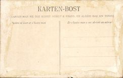 VINTAGE POSTCARD Valves the Statue De Lesage And the walk of Rabine