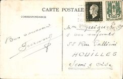 VINTAGE POSTCARD Saint Honors the Casino Les Bains