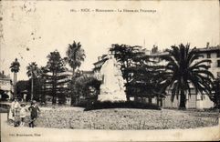 CPA Nice Monuments La Deesse Du Printemps