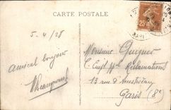 VINTAGE POSTCARD Nice Monuments the Goddess Of Spring