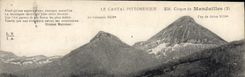 VINTAGE POSTCARD Picturesque Cantal Circus of Mandailles