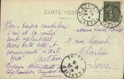 VINTAGE POSTCARD Picturesque Cantal Circus of Mandailles