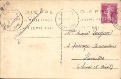 VINTAGE POSTCARD Dieppe House Norman