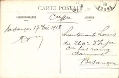 VINTAGE POSTCARD Historical Besancon Prefecture