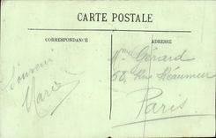 VINTAGE POSTCARD Dreux Entered of the park to the vault Saint Louis