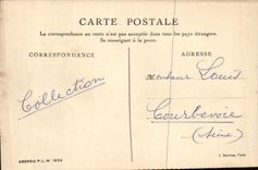 Alrededores de Córcega de la POSTAL de la VENDIMIA de Ajacio