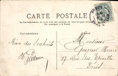 Burdeos de la POSTAL de la VENDIMIA la tranvía naval de la universidad