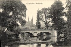 CPA Chartres Le Pont Neuf Lavoir
