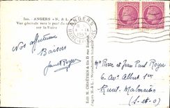 POSTAL MODERNA encoleriza la visión hacia el puente del centro en el ayuntamiento