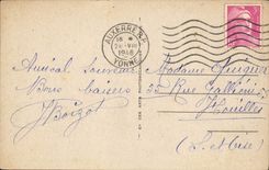 CPA Auxerre La Passerelle Et La Cathedrale