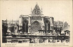 CPA Reims L'Ecole De Medecine Derriere la cathedrale