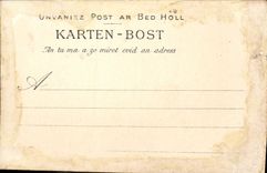 POSTAL Presquile De Quiberon Top de la VENDIMIA de la vista portuaria blanca del puerto barrada