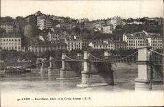 CPA Lyon Pont Saint Clair Et La Croix Rousse