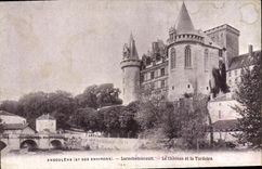 VINTAGE POSTCARD Angouleme Larochefoucault the Castle And Tardoire Publicity Milk of Appenzell