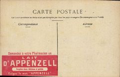 VINTAGE POSTCARD Angouleme Larochefoucault the Castle And Tardoire Publicity Milk of Appenzell