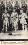CPA Cathedrale De Chartres Cloture Du Choeur Les disciples d'Emmaus Thomas Boudin