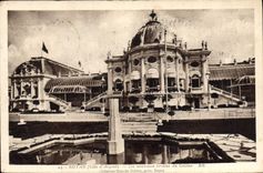 VINTAGE POSTCARD Royan New gardens of the casino