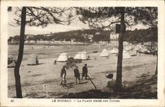 VINTAGE POSTCARD the Office the Beach Taken Of the Dunes