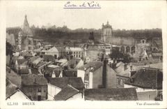 CPA Dreux Vue D'Ensemble