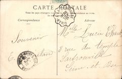 POSTAL Dinard de la VENDIMIA hora de la playa EN EL INTERÍN 'de los baños