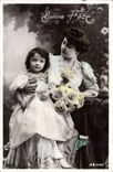 VINTAGE POSTCARD Good Festival Child wife