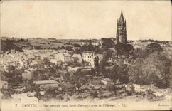 CPA Saintes Vue Generale Prise De I'Hopital