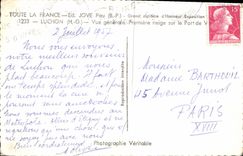 MODERN CARD Luchon View the First Snow