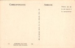 VINTAGE POSTCARD Falls Of Proud the Exit Of the throats