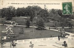 La POSTAL de la VENDIMIA encoleriza al jardín botánico y estatua a De Chevreul