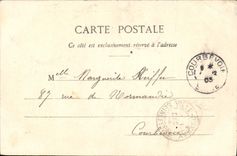 VINTAGE POSTCARD Paris Chaumont Hillocks the Suspended bridge