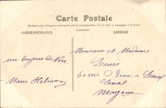 La promenade de la POSTAL de la VENDIMIA Niza de tiene glais