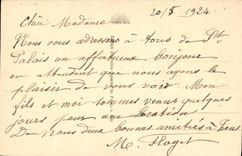 VINTAGE POSTCARD the Office St Palate the Beach has Low tide