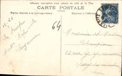 VINTAGE POSTCARD Biarritz Municipal Casino