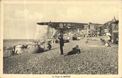 VINTAGE POSTCARD the Beach Of Seas