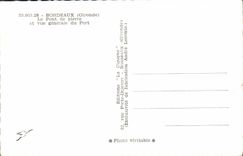 CPM Bordeaux Le Pont De Pierre et vue generale du port 