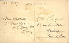 VINTAGE POSTCARD the Most beautiful Sites De I' Auvergne the cascade of the Hole of death